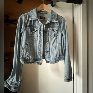 I Love H81 Vintage Denim Jacket, XS